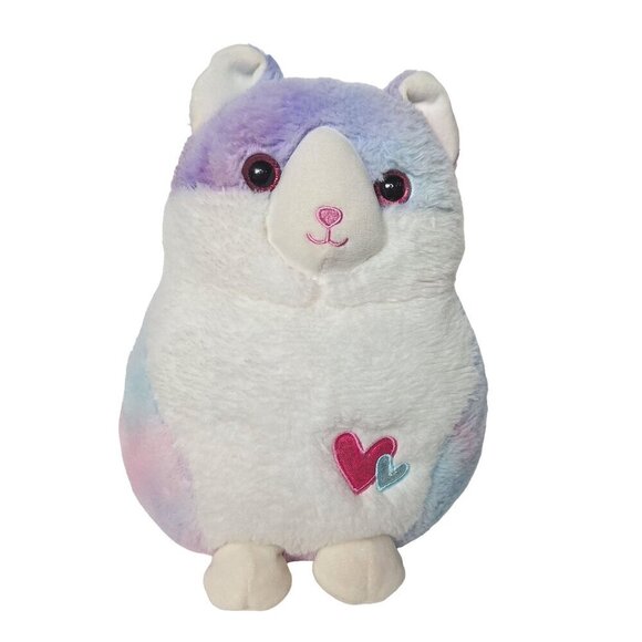 Kellytoy Kitty Cat Plush Pastel Rainbow Tie Dye Stuffed 11" - Picture 1 of 6